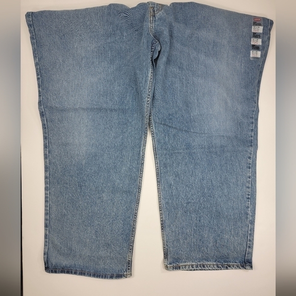NEW LEVIS BIG & TALL 559 RELAXED STRAIGHT STRETCH JEANS 52X29 MEDIUM WASH NWT - Picture 8 of 10